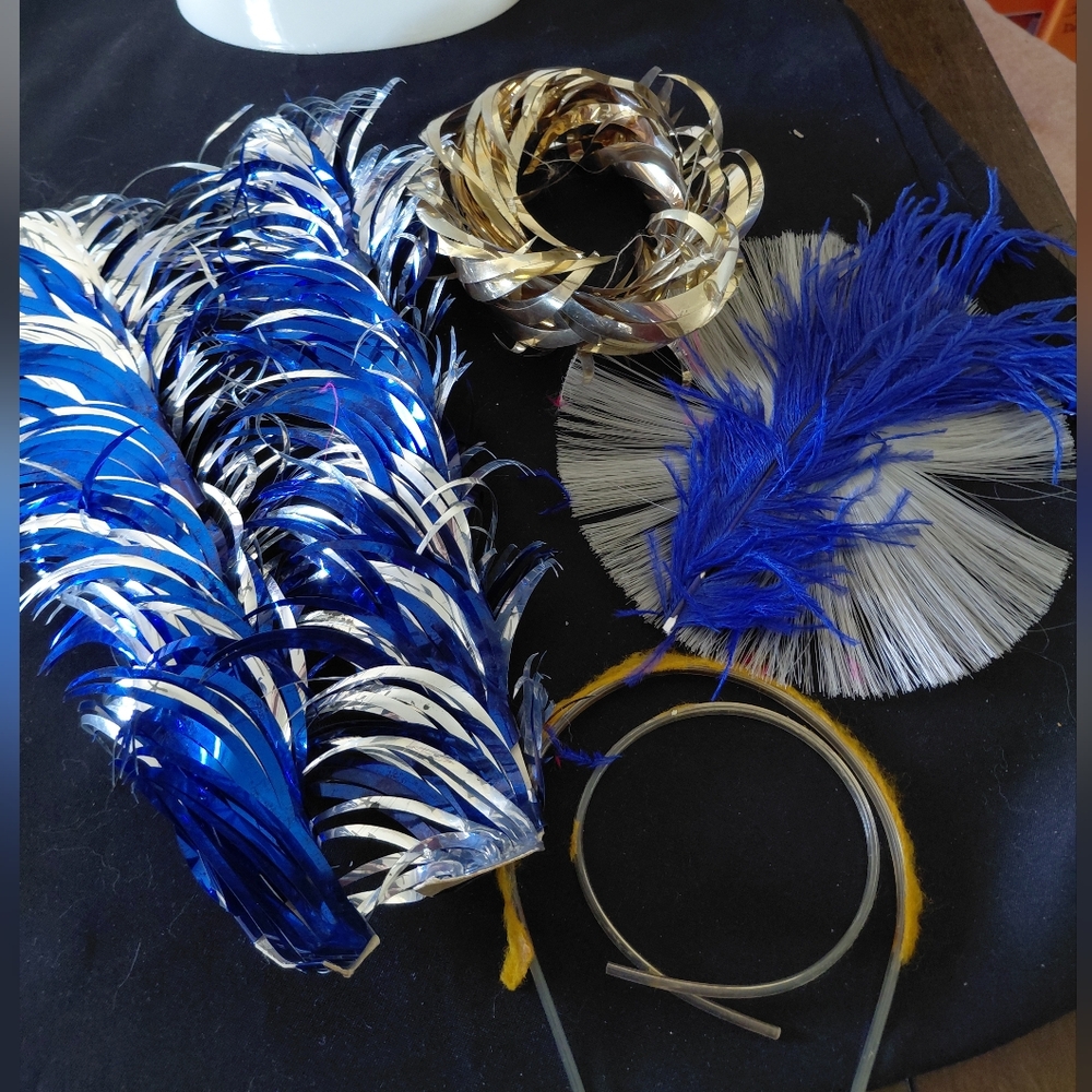 Crafters Bundle Of Blue and Gold and Silver Items